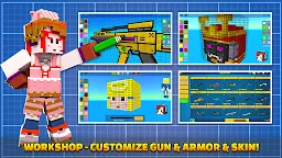Screenshot 7: Cops N Robbers - 3D Pixel Craft Gun Shooting Games