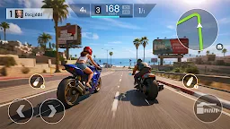 Screenshot 1: Moto Race 2