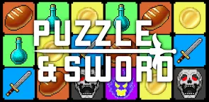 Screenshot 1: Puzzle&Sword Dungeon RPG PZL