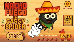 Screenshot 1: Nacho Fuego in Gassy Spider