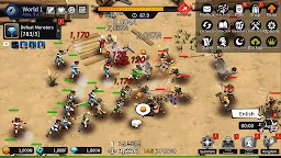 Screenshot 2: ミリタリーウォー：放置型シミュレーション