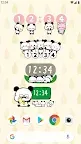 Screenshot 22: Digital Clock Widget Mochimochi Panda
