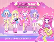 Screenshot 1: Mimistar Juego de vestir muñecas creador de avatar