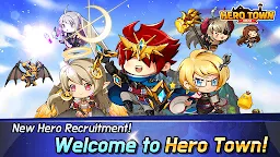 Screenshot 1: Hero Town Online | Korean