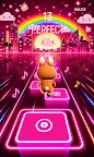Screenshot 1: Labubu Hop Tiles Game