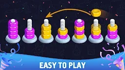 Screenshot 1: Sort puzzle-Nuts and Bolts