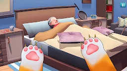 Screenshot 1: Kitty Cat Life: Gran Simulator