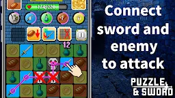 Screenshot 7: Puzzle&Sword Dungeon RPG PZL