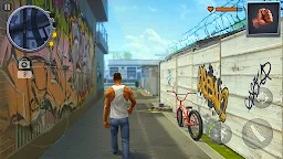 Screenshot 1: Gangs Town Story - アクションオープンワールドシューター