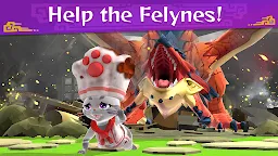 Screenshot 1: Monster Hunter Puzzles