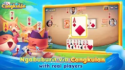 Screenshot 1: Cangkulan ZingPlay card capsa