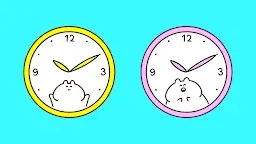 Screenshot 2: ウサギさん時計　かわいいアナログ時計ウィジェット