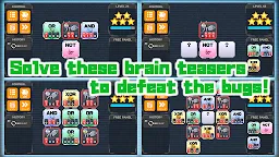 Screenshot 4: TRYBIT LOGIC - Defeat bugs with logical puzzles