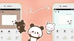 Screenshot 7: 可愛麻糬熊貓 記事本小工具