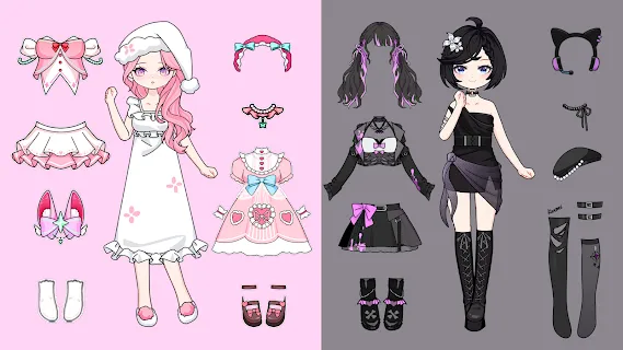 Anime Paper Doll DIY: Dress Up - Games