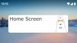 Screenshot 1: 北極熊日 記事本小工具