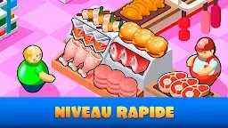 Screenshot 1: Idle Supermarket Tycoon - Jeu de gestion