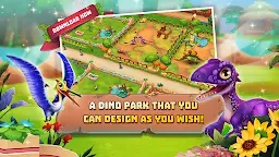 Screenshot 1: Dinosaur Park – Primeval Zoo