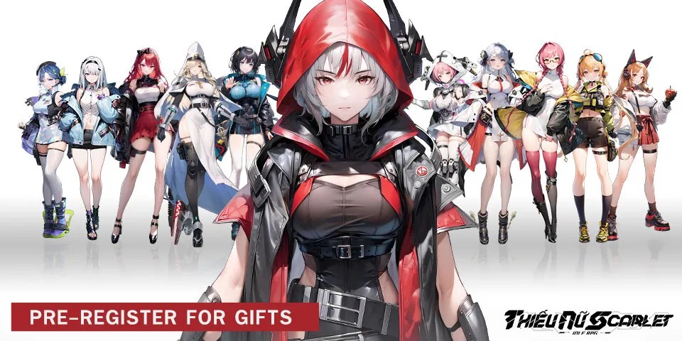 🍓Thiếu Nữ Scarlet × QooApp Exclusive Pre-Registration Gifts for you!