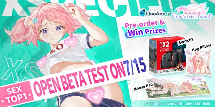 Pre-register for Girl's Love Dance and win a Nintendo Switch 2!