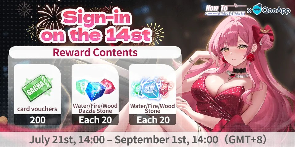 🎇◣How To Raise A Harem◥: Leave blessings to receive 14th day sign-in gifts!