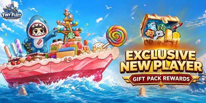 Rate to get Exclusive Game Launch Gift Pack for <Tiny Fleet: Idle Battles>!