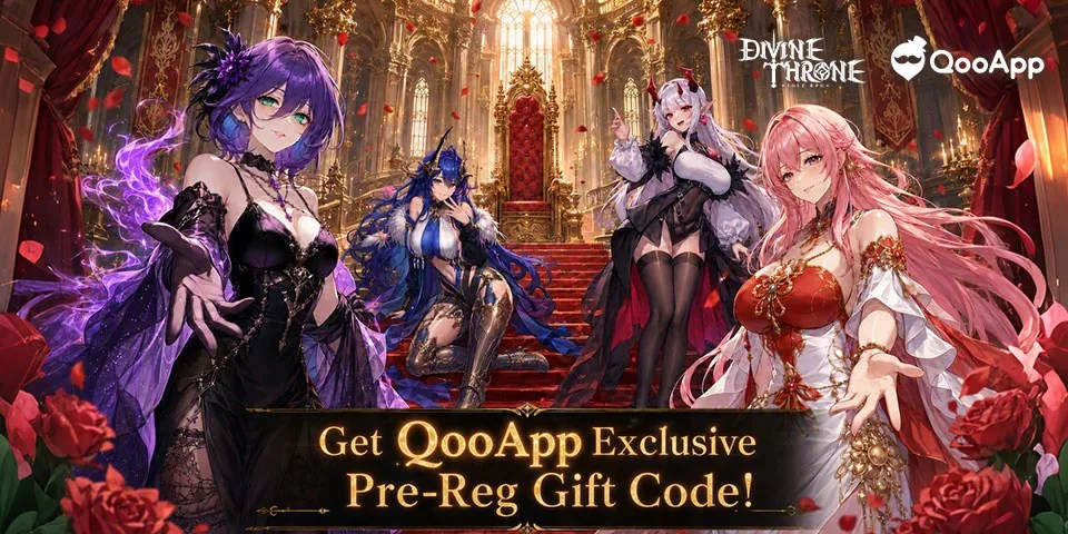 Pre-register <Divine Throne: Idle RPG> to get QooApp exclusive gift code!