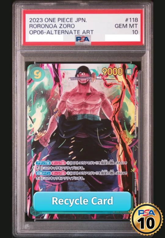 Roronoa Zoro SEC-P [OP06-118] (Booster Pack Wings of Captain)
