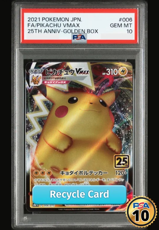 Pikachu VMAX[S8a-G 006/015]("25th Anniversary Golden Box")