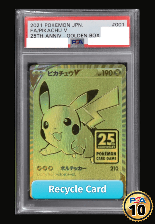 Pikachu V[S8a-G 001015](25th Anniversary Golden Box)
