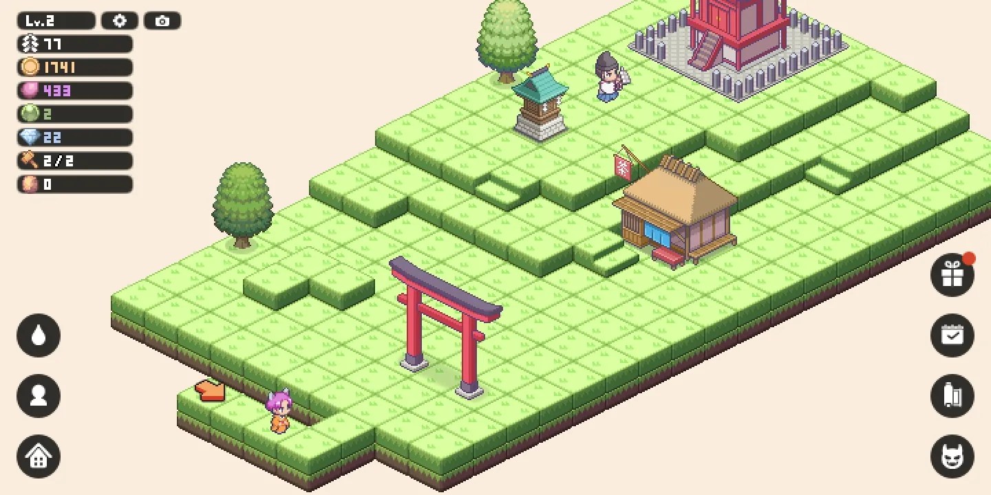 Pixel Shrine Jinja Japanese Games