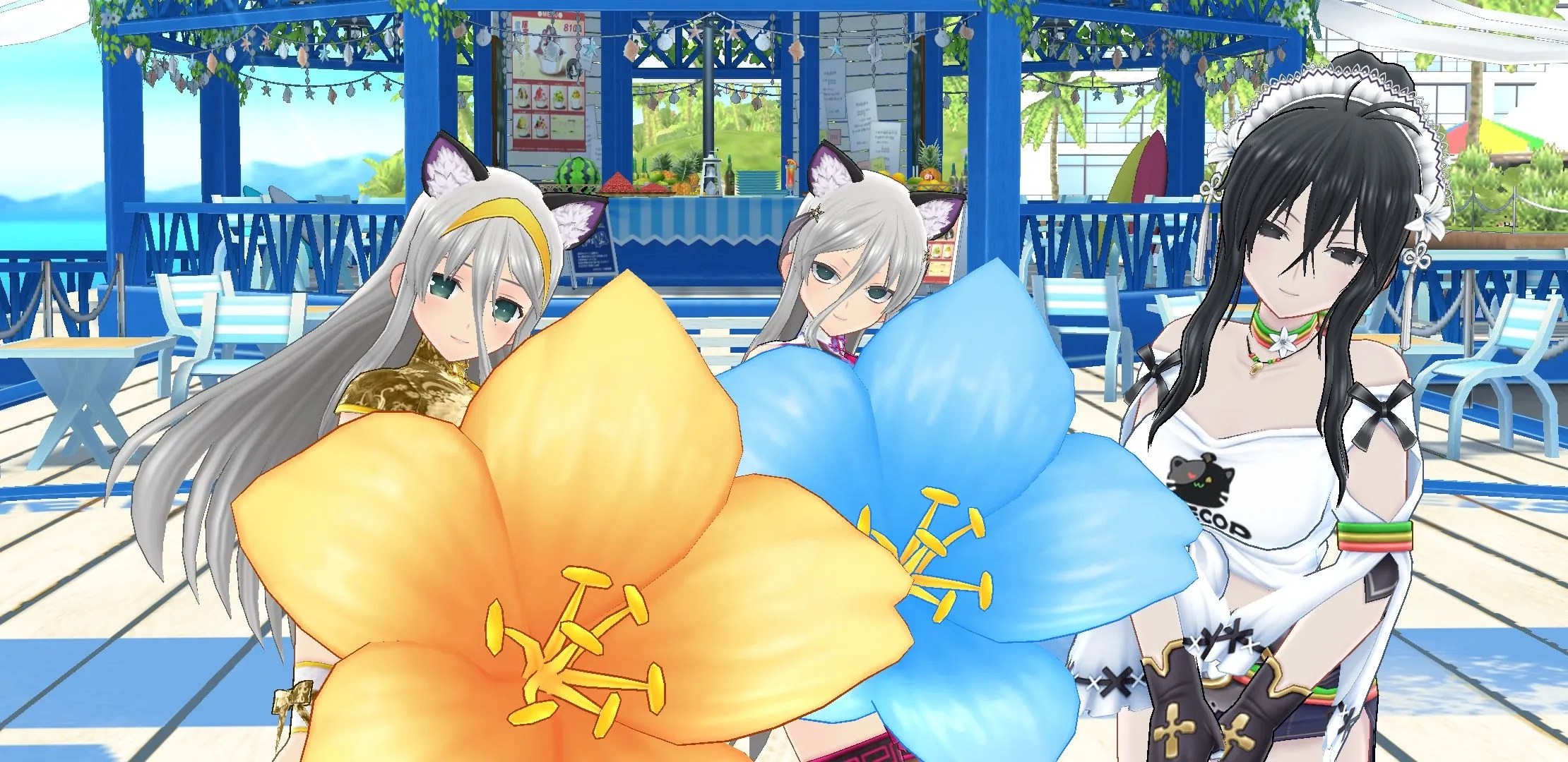 My team at Shinobi Master Senran Kagura New Link by Vlad18qx on