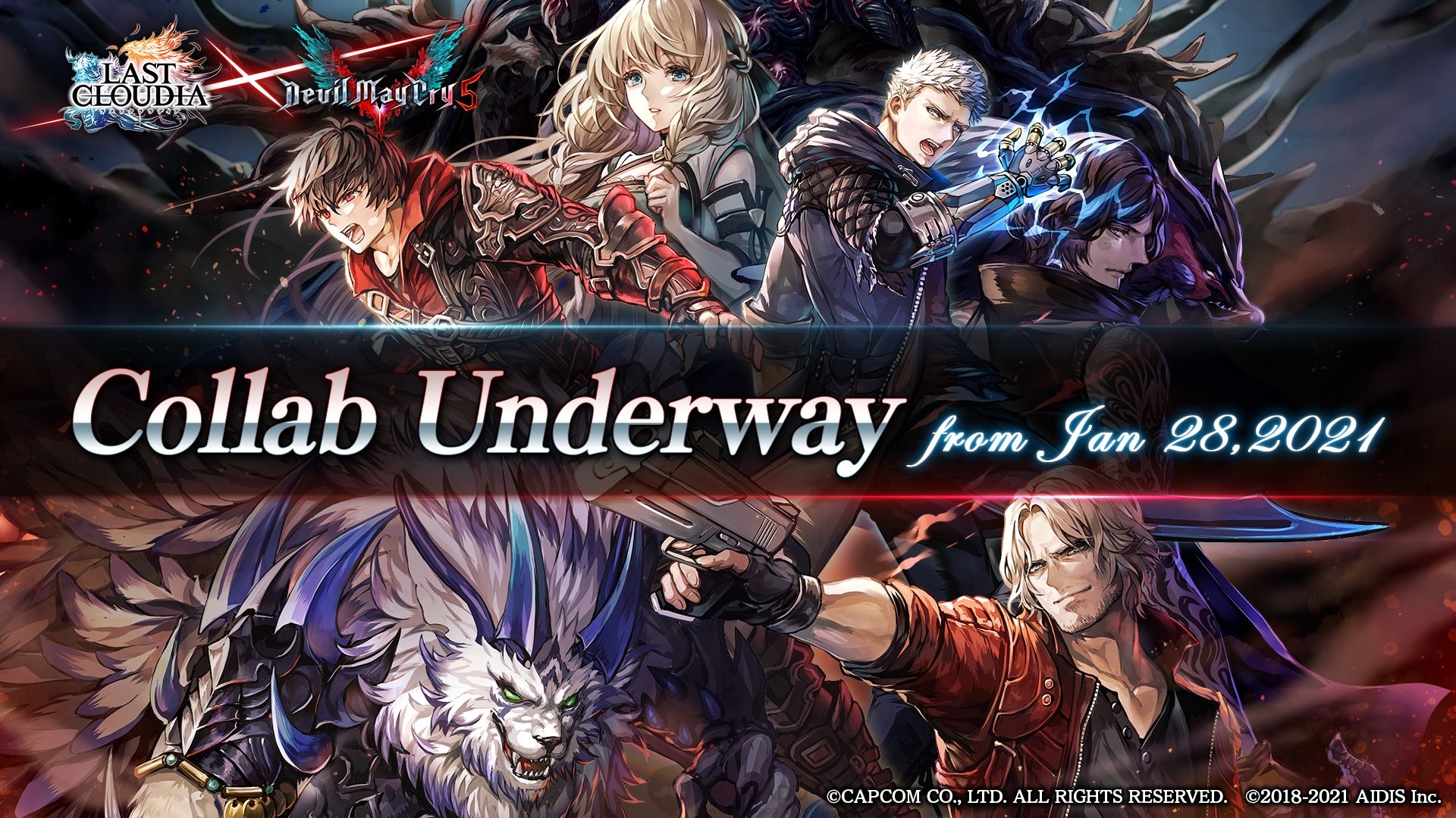  “Last Cloudia” x “Devil May Cry 5” Collaboration Confirmed for January 28