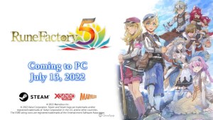 Rune Factory 5 Gets PC Port via Steam on July 13