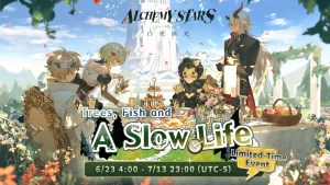 Alchemy Stars Trees, Fish, and a Slow Life Event is Available Now