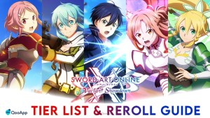 Sword Art Online Variant Showdown Tier List & Reroll Guide