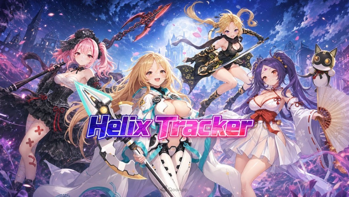 "Helix Tracker" Arrives on QooApp!Bringing Anime Heroines to a Fractured Multiverse.