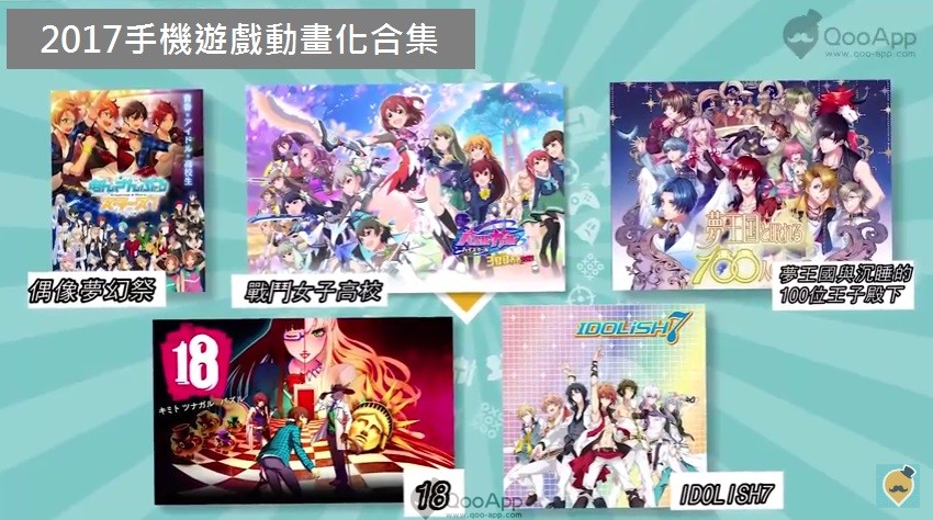 2017手機遊戲動畫化合集