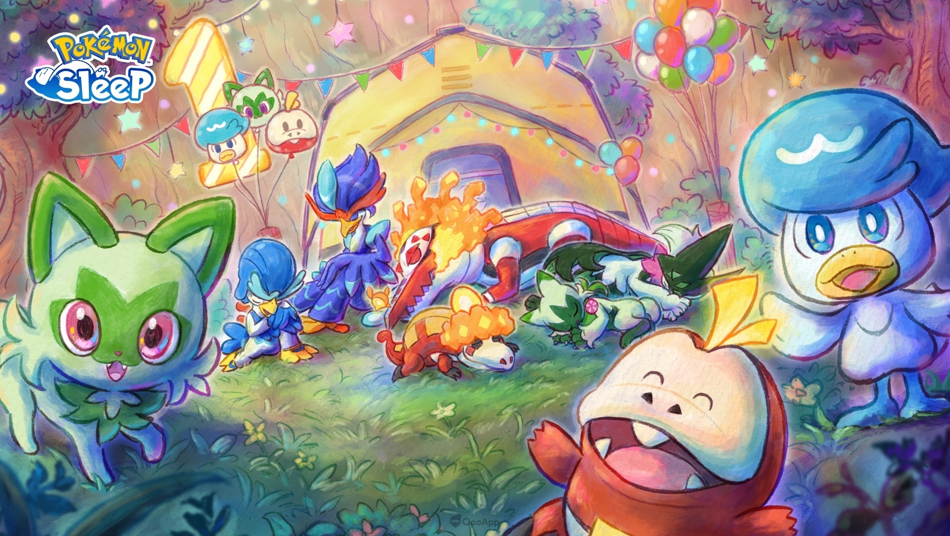 《Pokémon Sleep》公開1週年紀念活動！新葉喵、呆火鱷、潤水鴨即將登場！