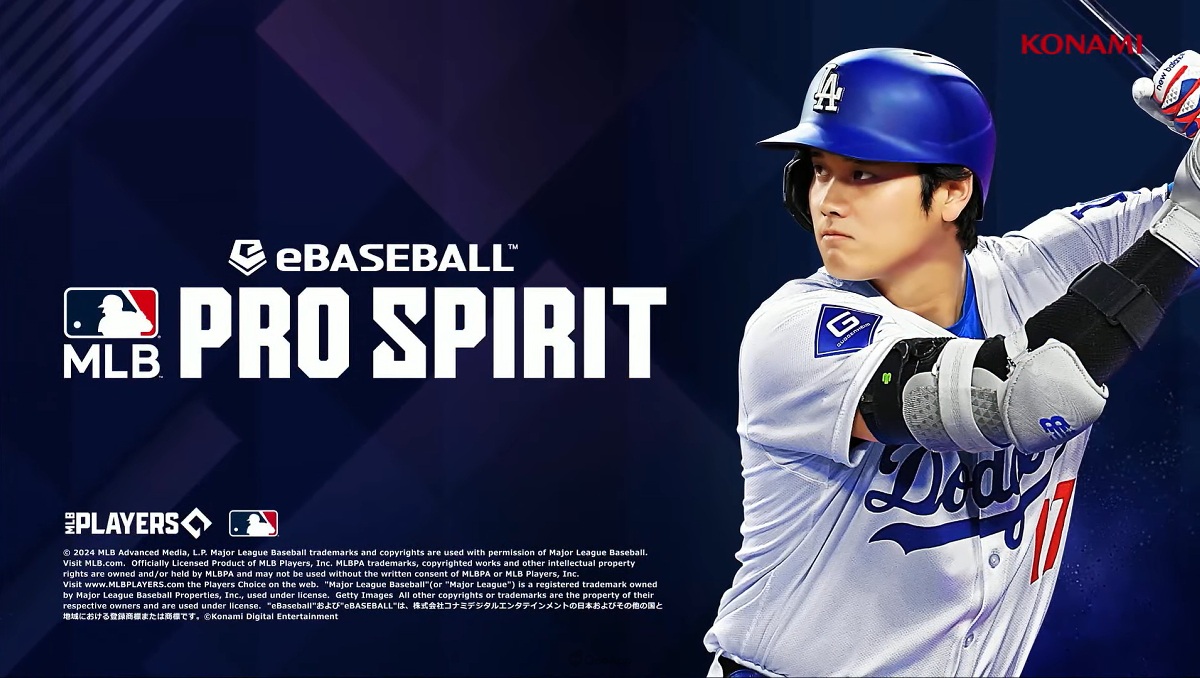 TGS2024：KONAMI棒球動作遊戲《eBaseball™：MLB PRO SPIRIT》宣布2024年秋季於手機平台推出！
