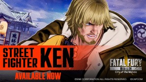 SNK格鬥遊戲《餓狼傳說 City of the Wolves》來自《STREET FIGHTER》的「肯」正式參戰！