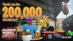 高自由度多人拉麵店模擬經營遊戲《Japanese Ramen Simulator》10月9日Steam搶先體驗！願望清單突破20萬