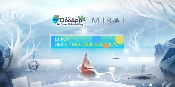 《MIRAI》30% off for a limited time！Just for celebrate Mr.Qoo's birthday！