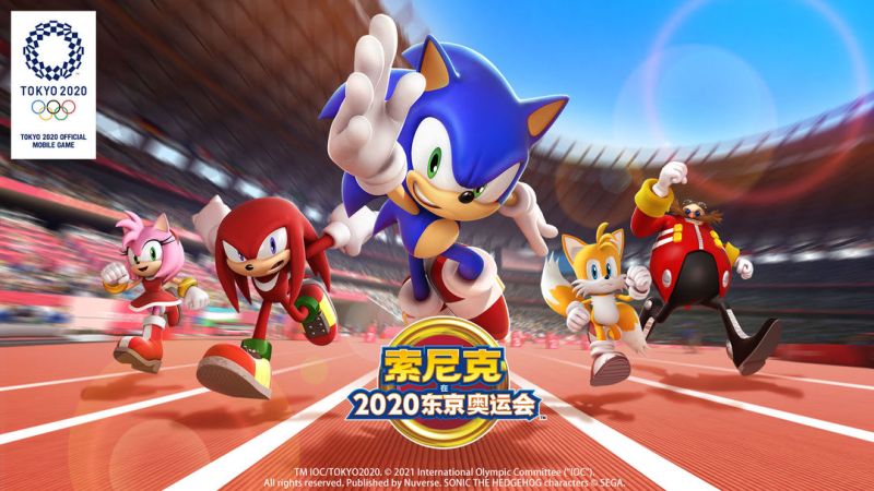 Sonic nos Jogos Olímpicos de Tóquio 2020 é lançado para mobile