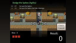 Screenshot 1: Dice and the Tower of the Reanimator: Glorious Princess
