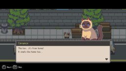 Screenshot 1: A Street Cat's Tale 2: Out side is dangerous