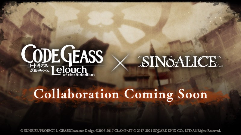 SINoALICE Global Announces Collaboration with Code Geass