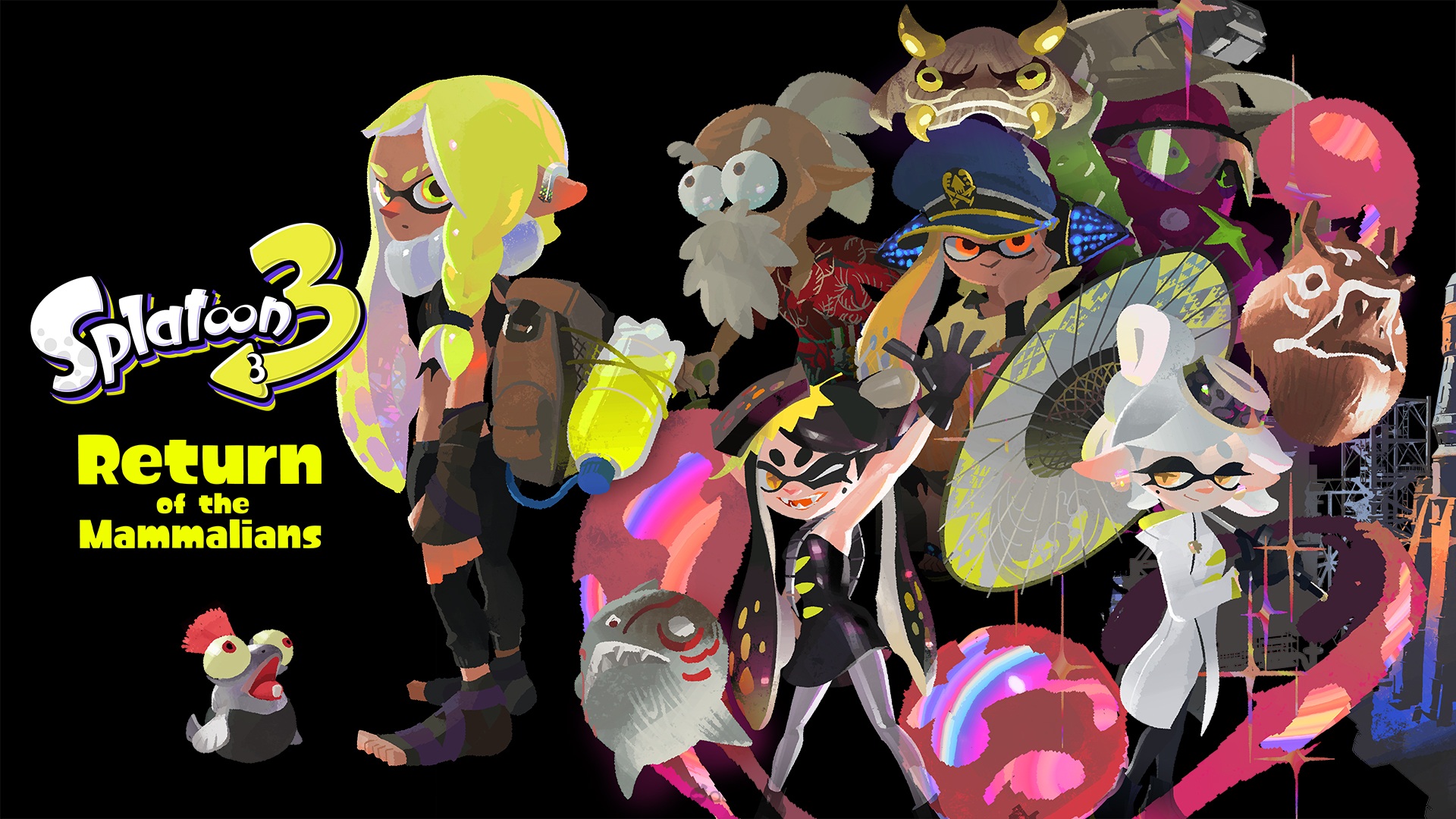 哺乳動物回歸捕食魷魚!?《Splatoon 3》公開地圖、武器、英雄模式等最新情報